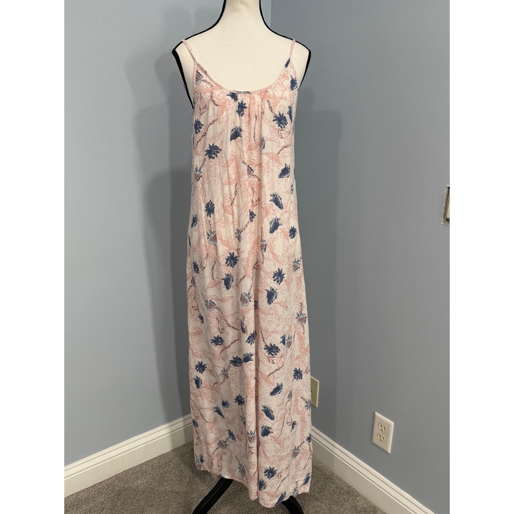 Bohome Collection Small Boho Floral Mirror Back Maxi Dress Cottagecore Soft Girl